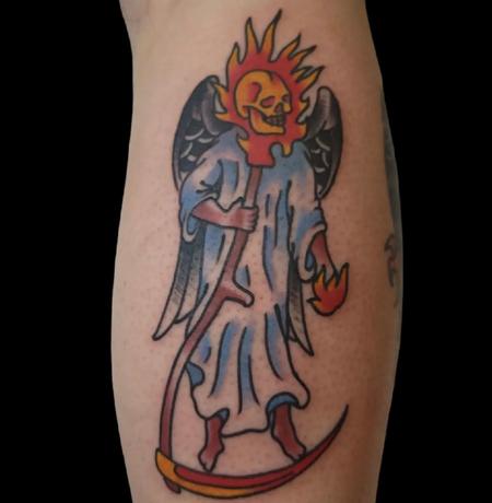 Tattoos - Quade Dahlstrom Angel of Death - 144902